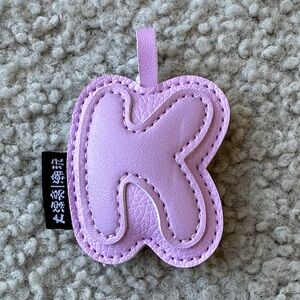 Baby 3 Mini Letter "K" Charm Only
